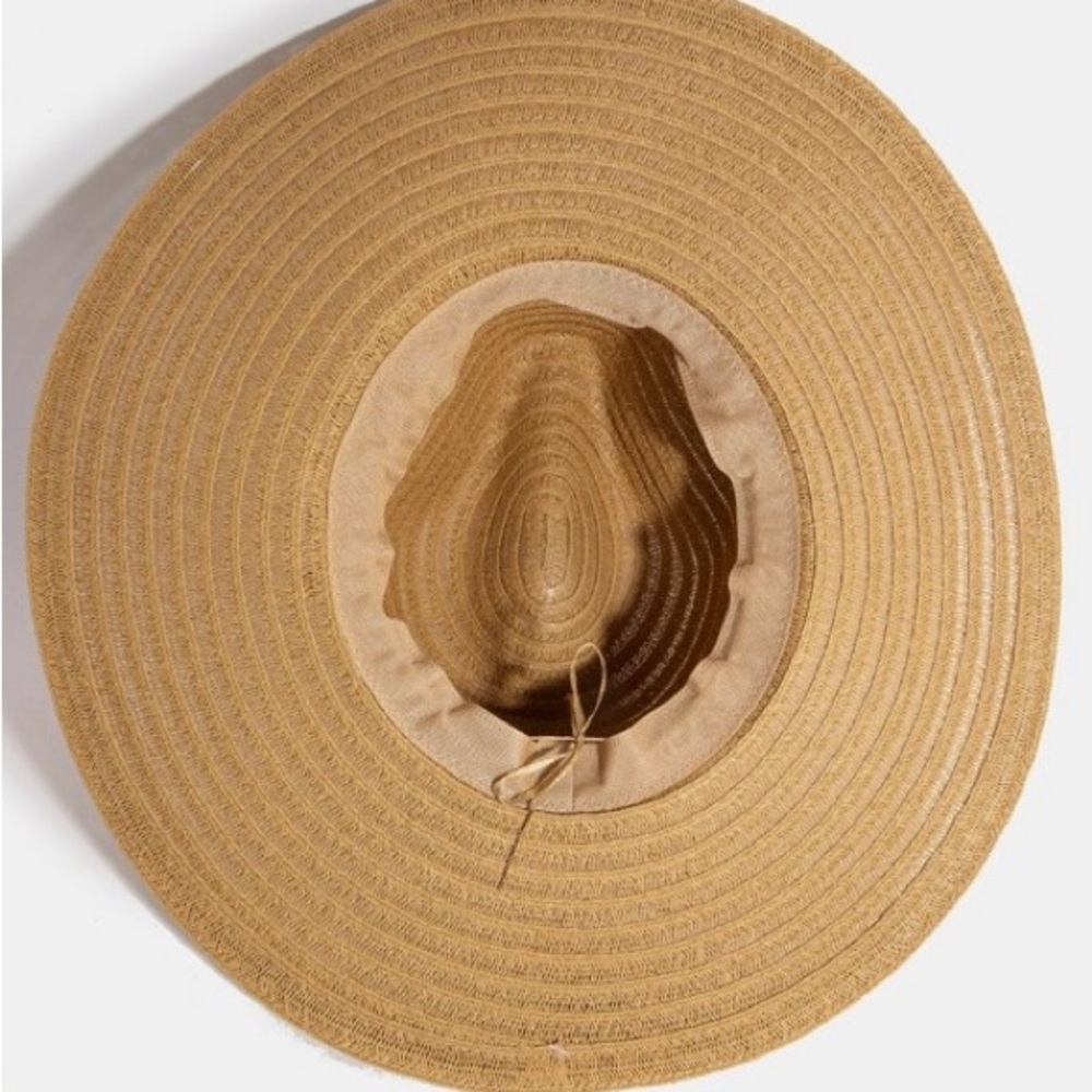 Fame Shell Beaded Wide Brim Straw Hat - Picture 4 of 6